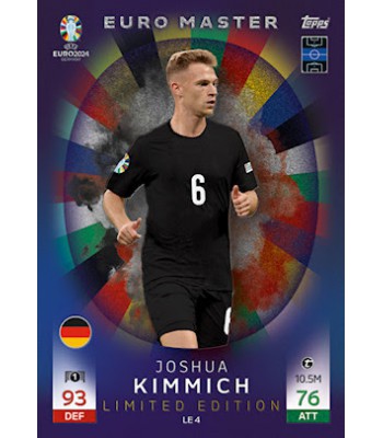 Topps Match Attax UEFA EURO 2024 Euro Master Limited Edition Joshua Kimmich (Germany)